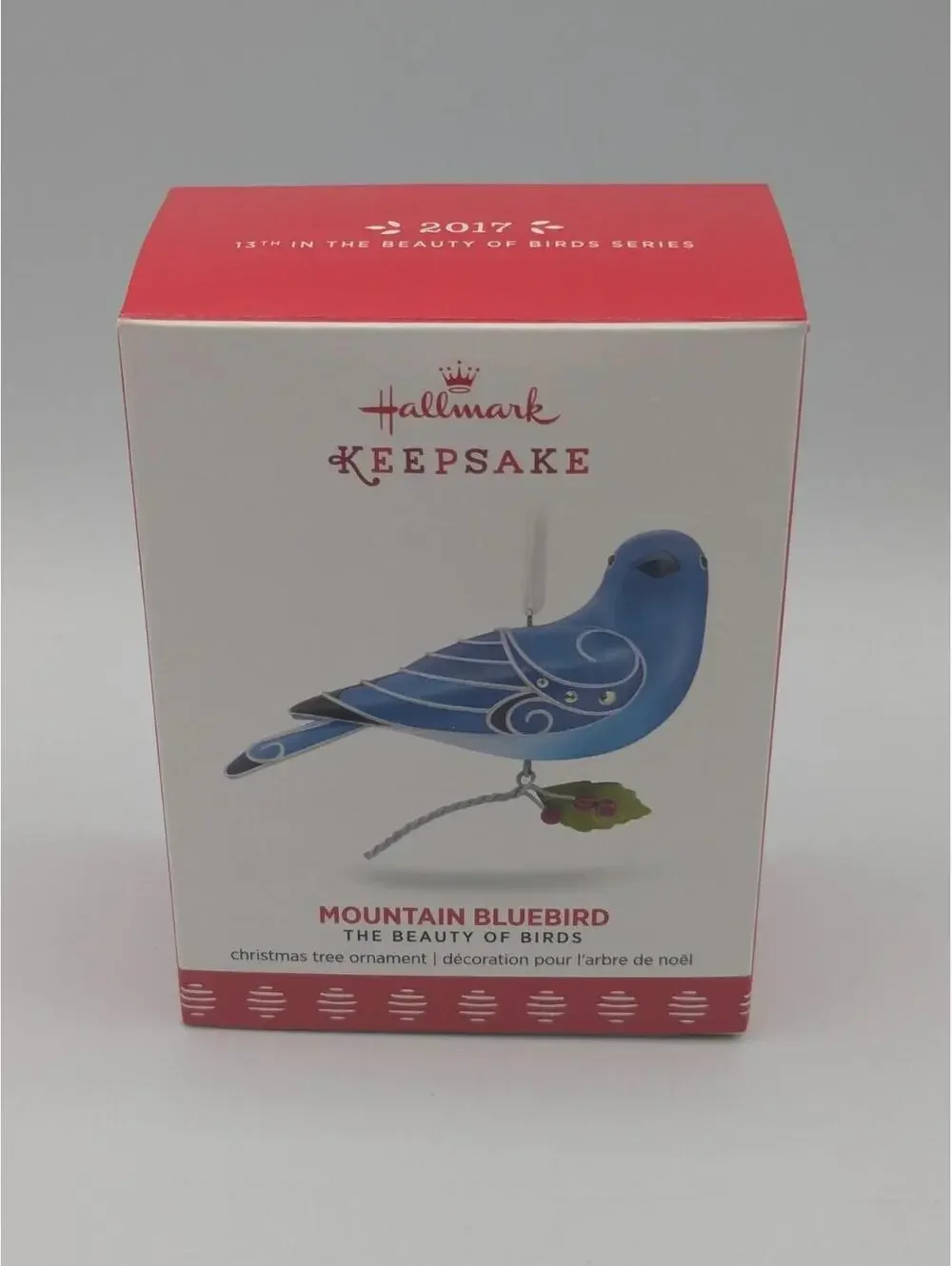 Hallmark Keepsake Mountain Bluebird 2017, 13th in the Series Christmas Ornament